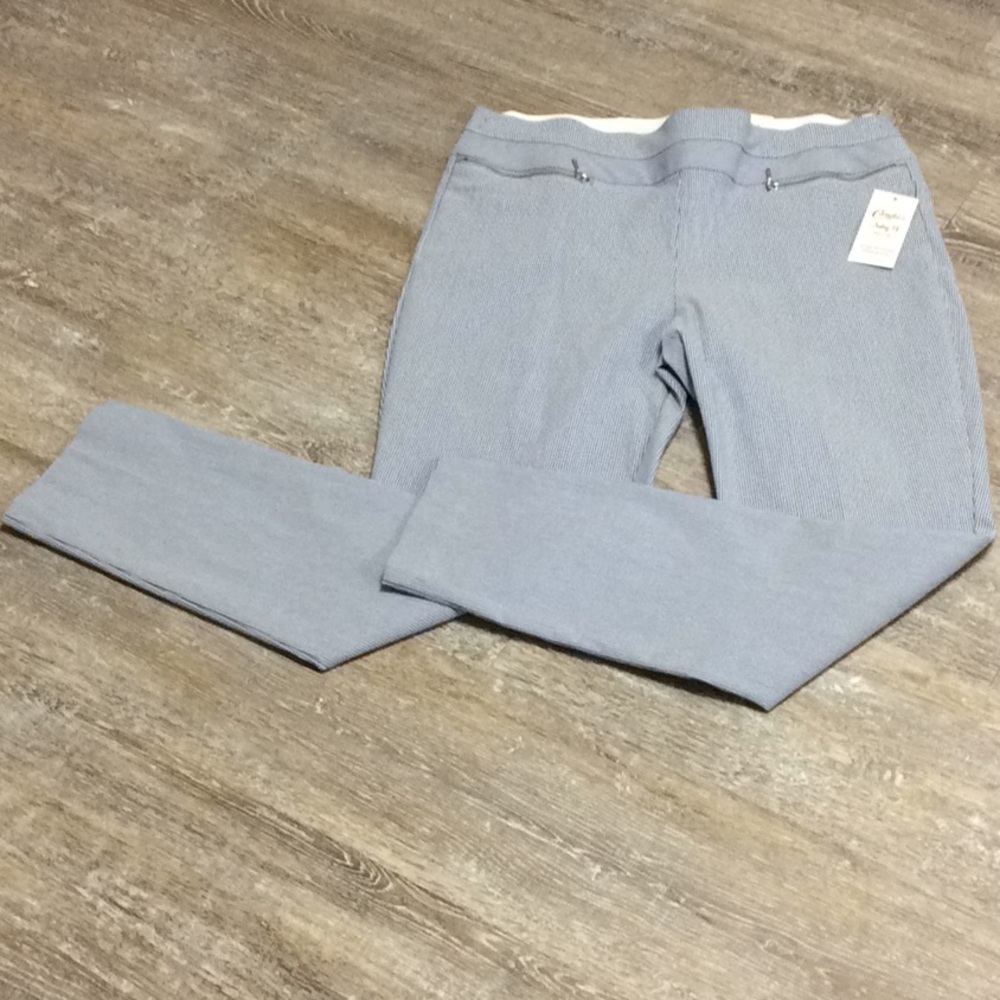 Candie’s pull on pinstripe pants
